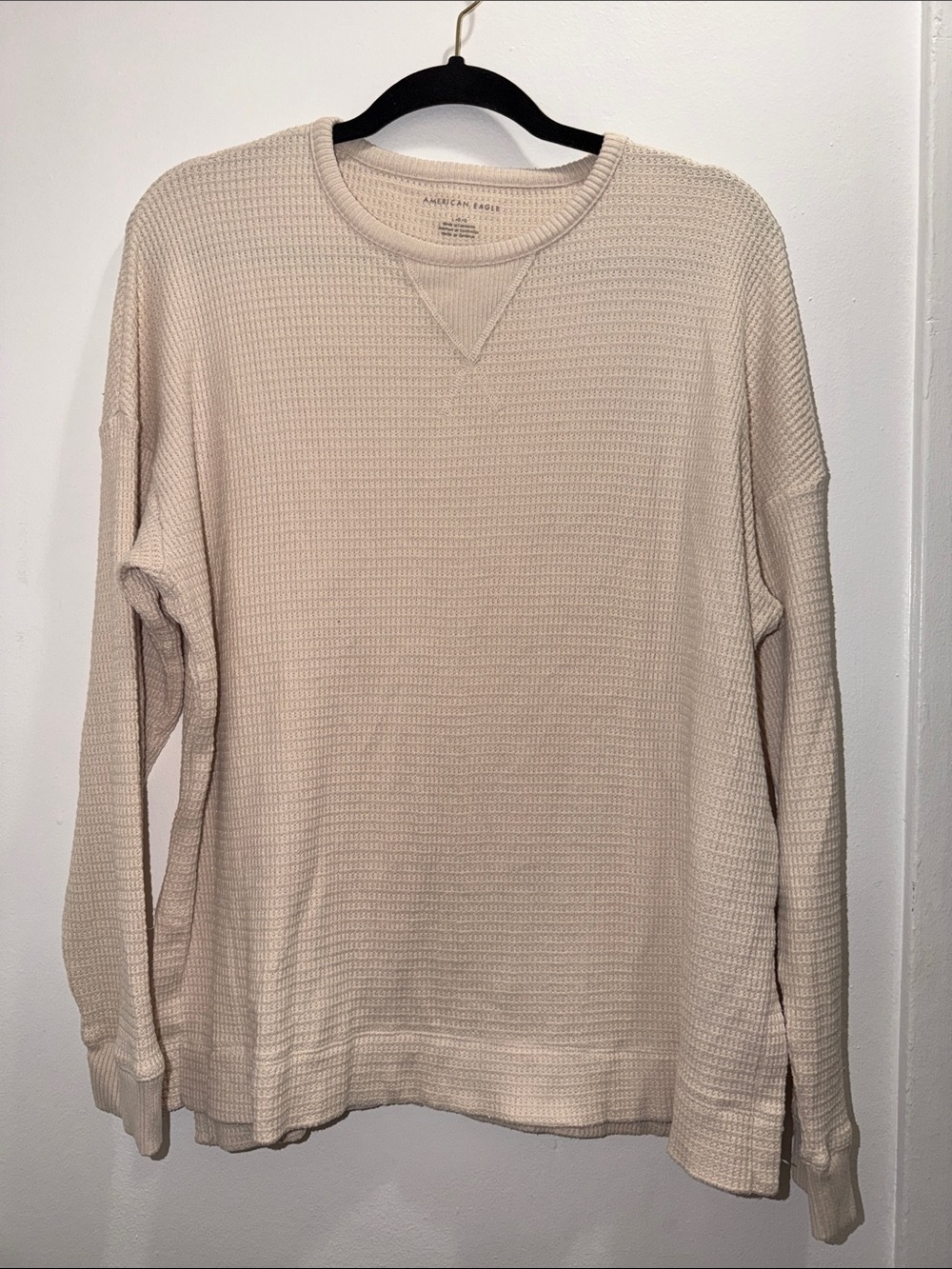 American Eagle Outfitters Waffle Crewneck Sweater